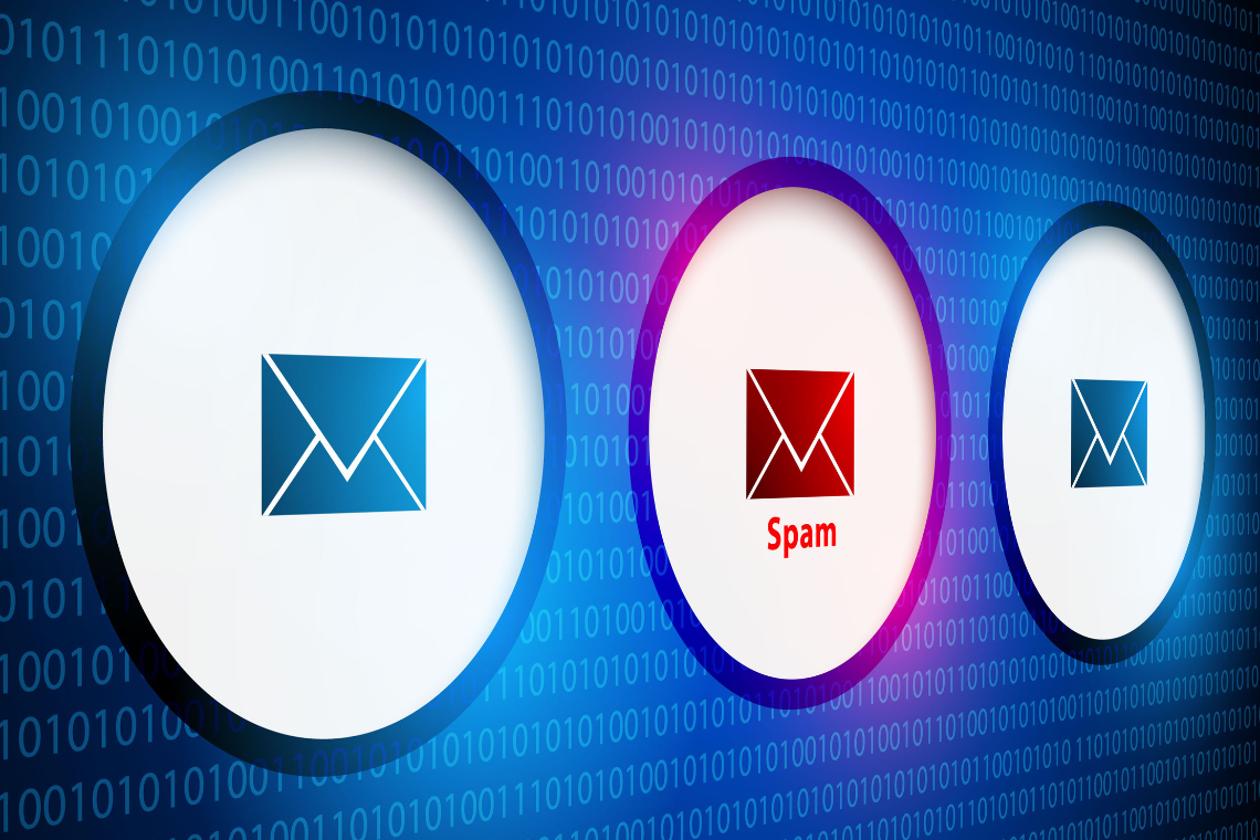 Darstellung von sicheren E-Mails & Spam-Mails