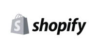 Logo Shopify Grayscale