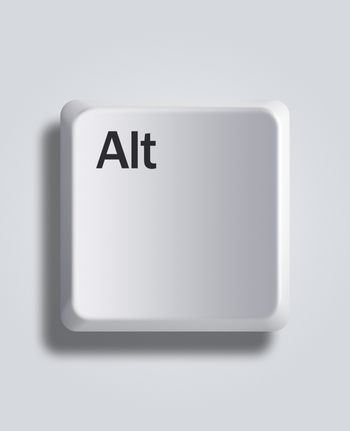 Bild der "Alt" Taste auf einer Tastatur